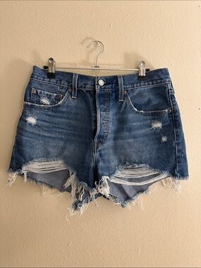 Levi's Cutoff Denim Shorts 501
